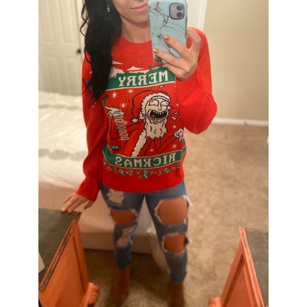 NWT Rick and Morty ugly sweaters S-XL-2XL unisex - Picture 6 of 8